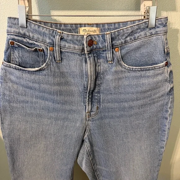 Madewell Light Blue The Curvy Perfect Vintage Jeans Size 30 Women High Rise - Picture 2 of 11